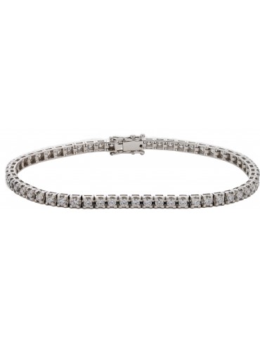 Bracciale Tennis Oro Bianco...